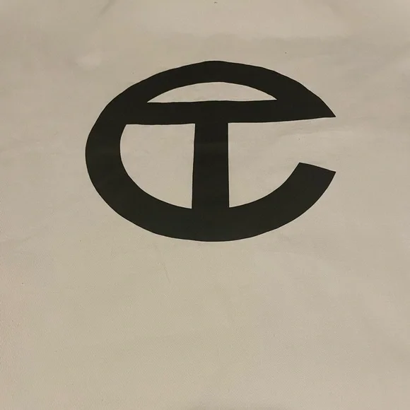 Telfar | White & Black Logo Drawstring Dust Bag Brand New, Pre Owned, Never Used - Picture 4 of 13